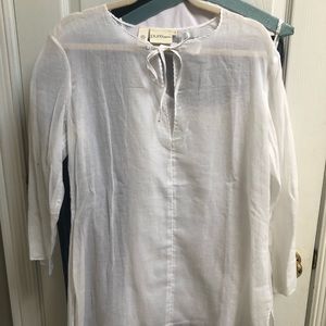 Donna Karan topper blouse with cami